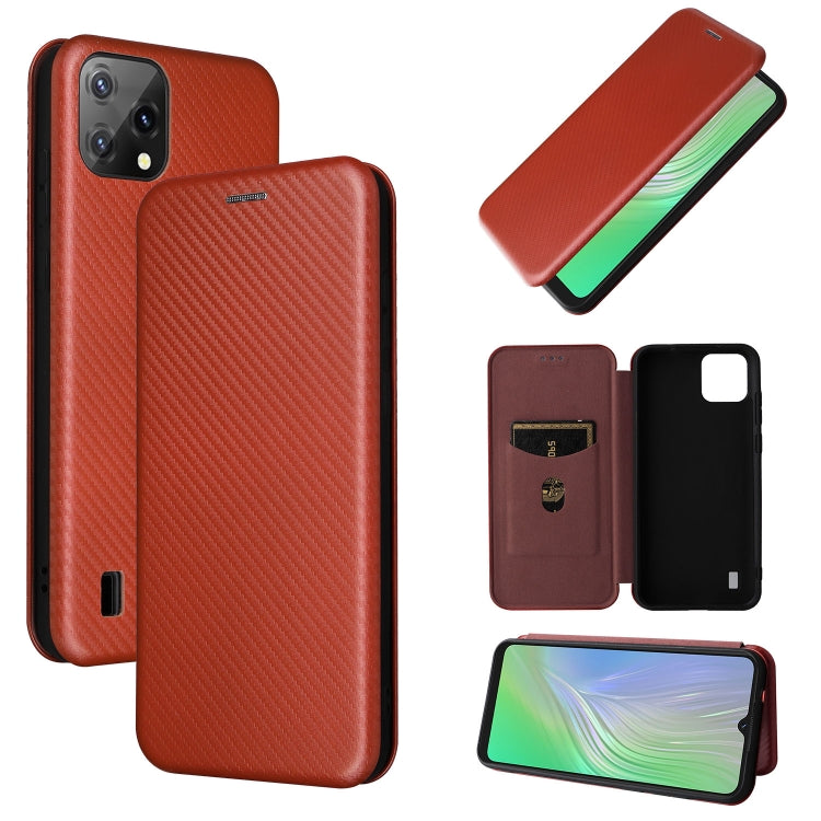 Carbon Fiber Texture Magnetic Horizontal Flip PU Phone Case, For OPPO Realme 9i / A36, For Blackview A55, For Ulefone Note 13P, For Samsung Galaxy A23 5G - NMNYSX