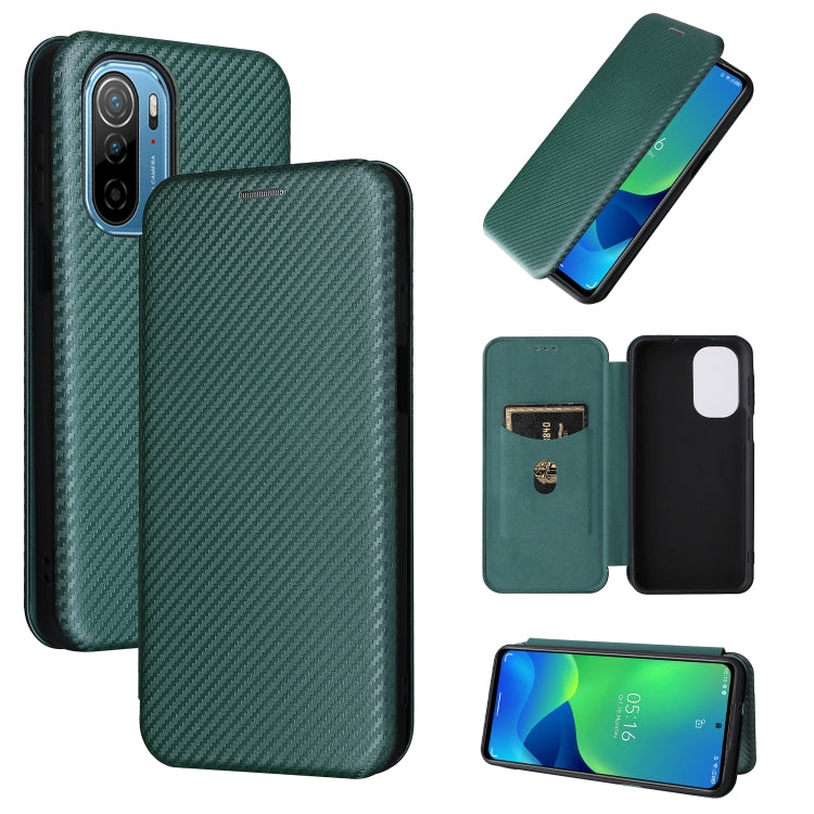 Carbon Fiber Texture Magnetic Horizontal Flip PU Phone Case, For OPPO Realme 9i / A36, For Blackview A55, For Ulefone Note 13P, For Samsung Galaxy A23 5G - NMNYSX