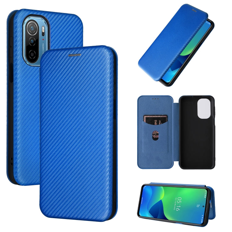 Carbon Fiber Texture Magnetic Horizontal Flip PU Phone Case, For OPPO Realme 9i / A36, For Blackview A55, For Ulefone Note 13P, For Samsung Galaxy A23 5G - NMNYSX