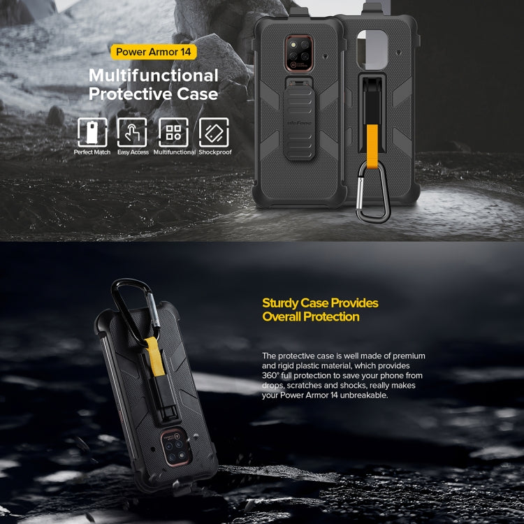 Ulefone Back Clip Phone Case with Carabiner, For Ulefone Power Armor 14 Pro, For Ulefone Armor X10 Pro - NMNYSX