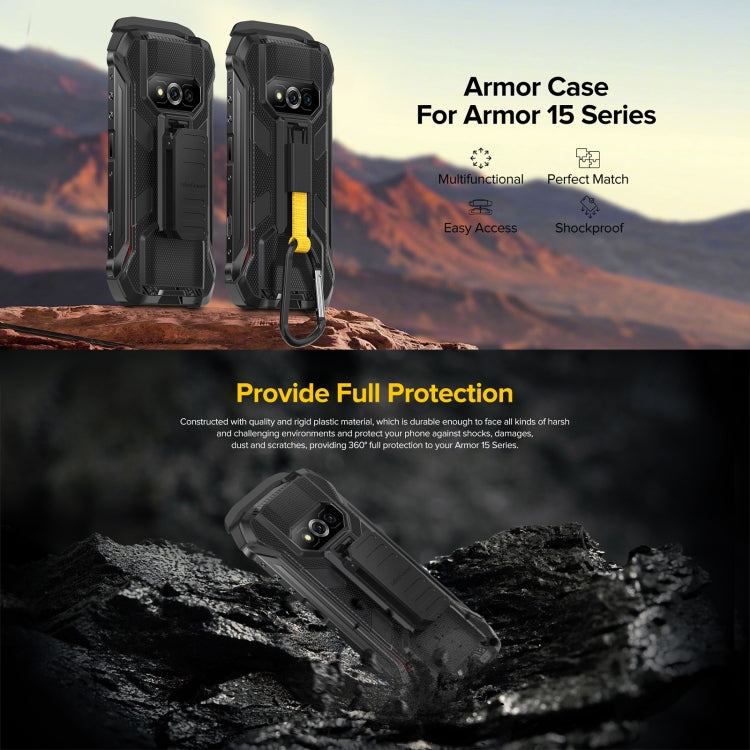 For Ulefone Power Armor 15 Ulefone Back Clip Phone Case with Carabiner, For Ulefone Power Armor 15 - NMNYSX