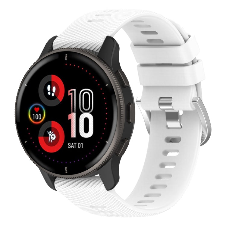 20mm Cross Textured Silicone Watch Band, For Garmin Venu 2Plus - NMNYSX