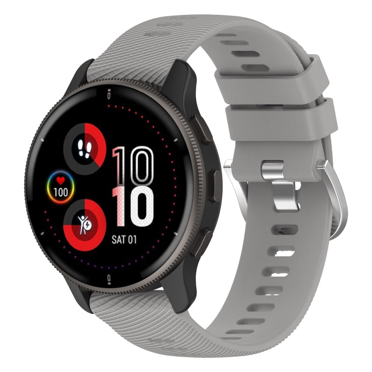 20mm Cross Textured Silicone Watch Band, For Garmin Venu 2Plus - NMNYSX