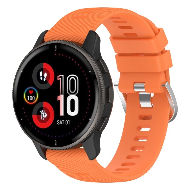 20mm Cross Textured Silicone Watch Band, For Garmin Venu 2Plus - NMNYSX