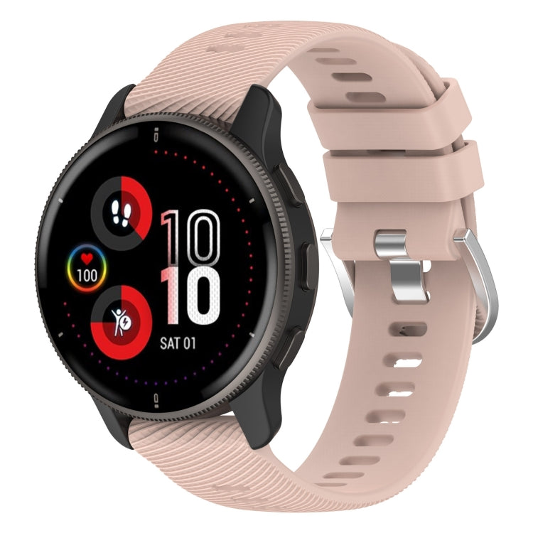 20mm Cross Textured Silicone Watch Band, For Garmin Venu 2Plus - NMNYSX