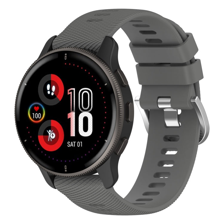 20mm Cross Textured Silicone Watch Band, For Garmin Venu 2Plus - NMNYSX