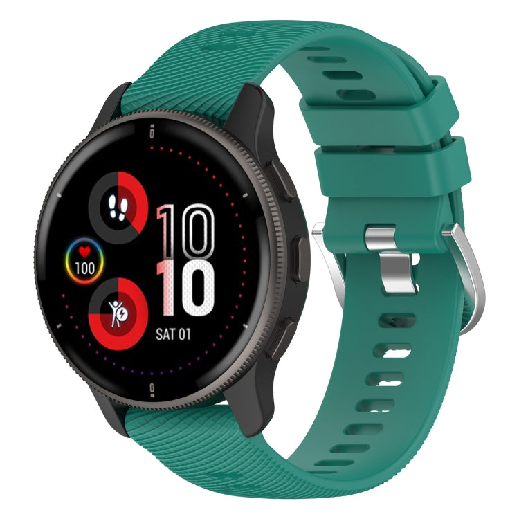 20mm Cross Textured Silicone Watch Band, For Garmin Venu 2Plus - NMNYSX