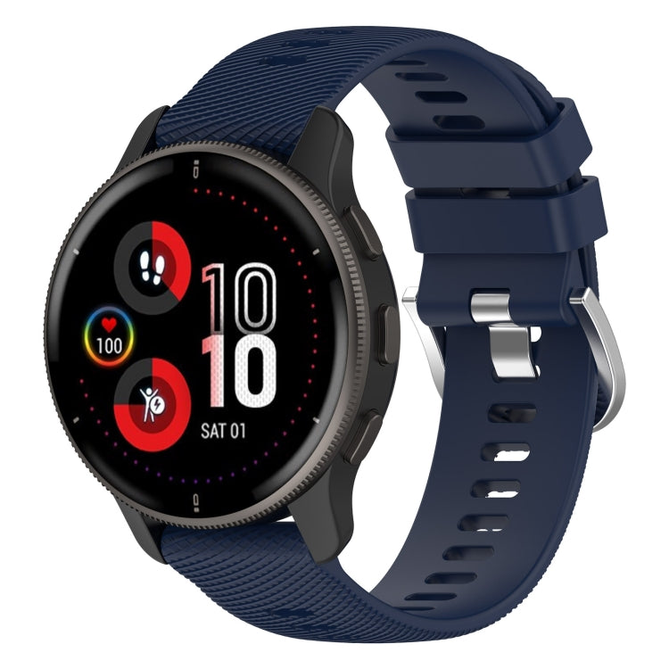 20mm Cross Textured Silicone Watch Band, For Garmin Venu 2Plus - NMNYSX