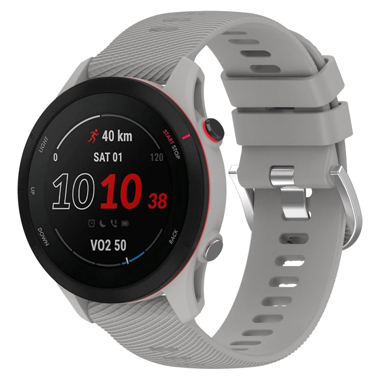 18mm Cross Textured Silicone Watch Band, For Garmin Forerunner255S - NMNYSX