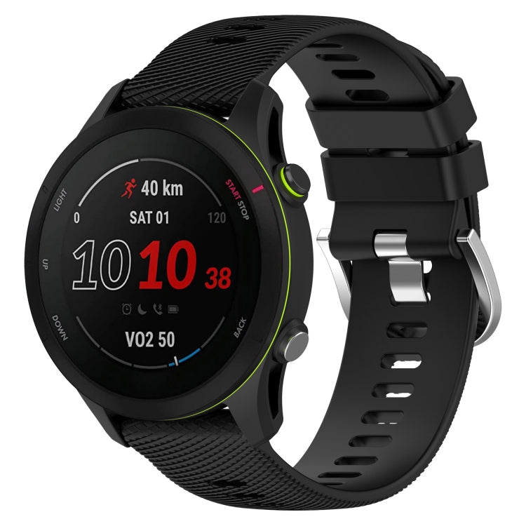 18mm Cross Textured Silicone Watch Band, For Garmin Forerunner255S - NMNYSX
