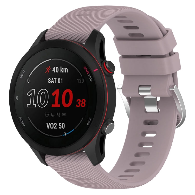 18mm Cross Textured Silicone Watch Band, For Garmin Forerunner255S - NMNYSX