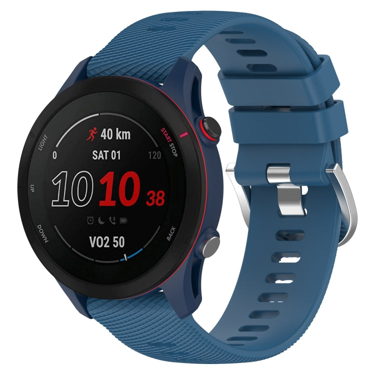 18mm Cross Textured Silicone Watch Band, For Garmin Forerunner255S - NMNYSX