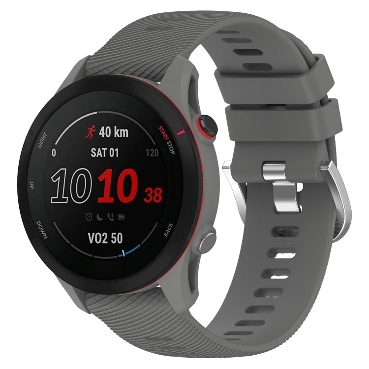 18mm Cross Textured Silicone Watch Band, For Garmin Forerunner255S - NMNYSX
