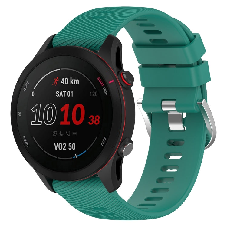 18mm Cross Textured Silicone Watch Band, For Garmin Forerunner255S - NMNYSX