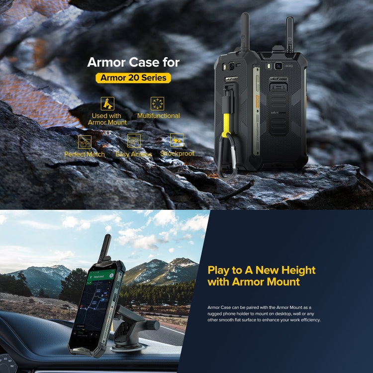 For Ulefone Armor 20WT Ulefone Back Clip Phone Case with Carabiner, For Ulefone Armor 20WT - NMNYSX