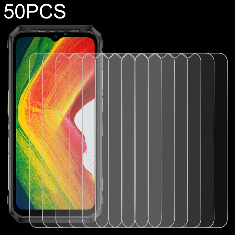 50pcs 0.26mm 9H 2.5D Tempered Glass Film, For Ulefone Power Armor 18 (50 PCS) - NMNYSX