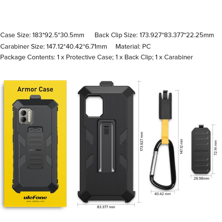 Ulefone Back Clip Phone Case with Carabiner, For Ulefone Power Armor X11 Pro - NMNYSX