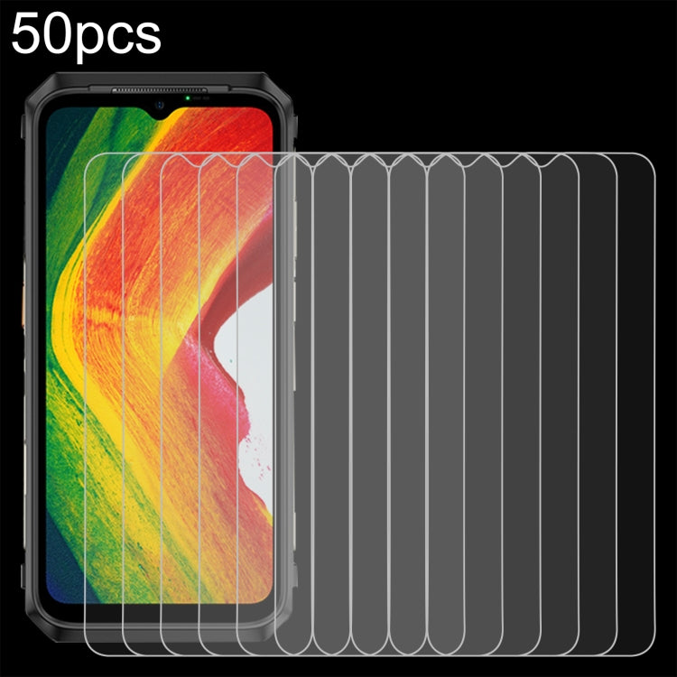 50pcs 0.26mm 9H 2.5D Tempered Glass Film, For Wiko 5G (50 PCS), For Ulefone Power Armor 19 (50 PCS) - NMNYSX