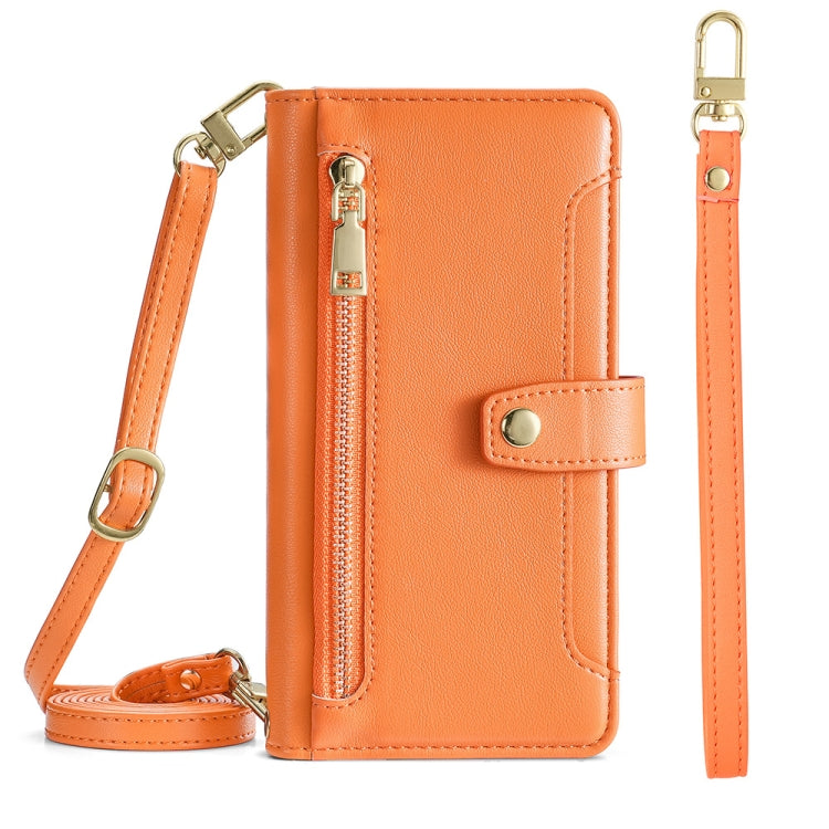 Sheep Texture Cross-body Zipper Wallet Leather Phone Case, For OnePlus Ace Racing - NMNYSX