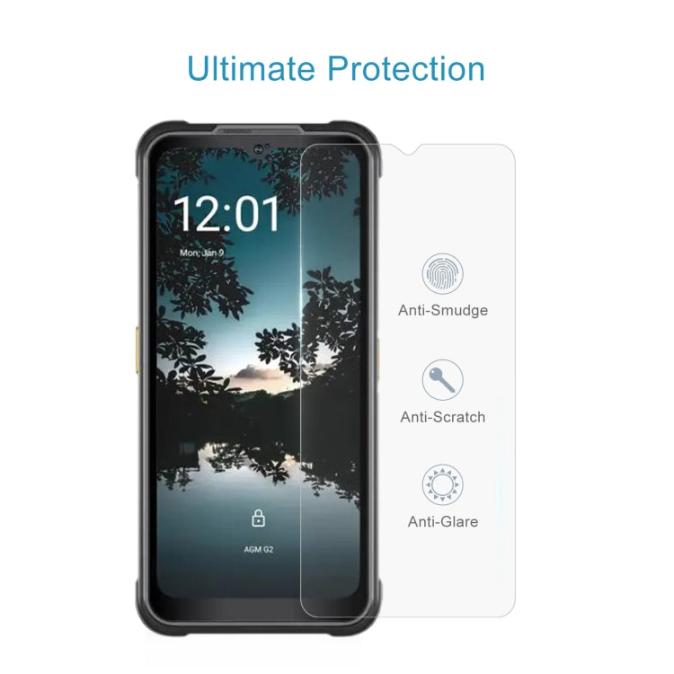 10pcs 0.26mm 9H 2.5D Tempered Glass Film, For AGM G2 (10 PCS), For AGM G2 Pro (10 PCS), For AGM G2 Guardian (10 PCS), For Ulefone Armor 20WT (10 PCS), For Samsung Galaxy F14 (10 PCS) - NMNYSX