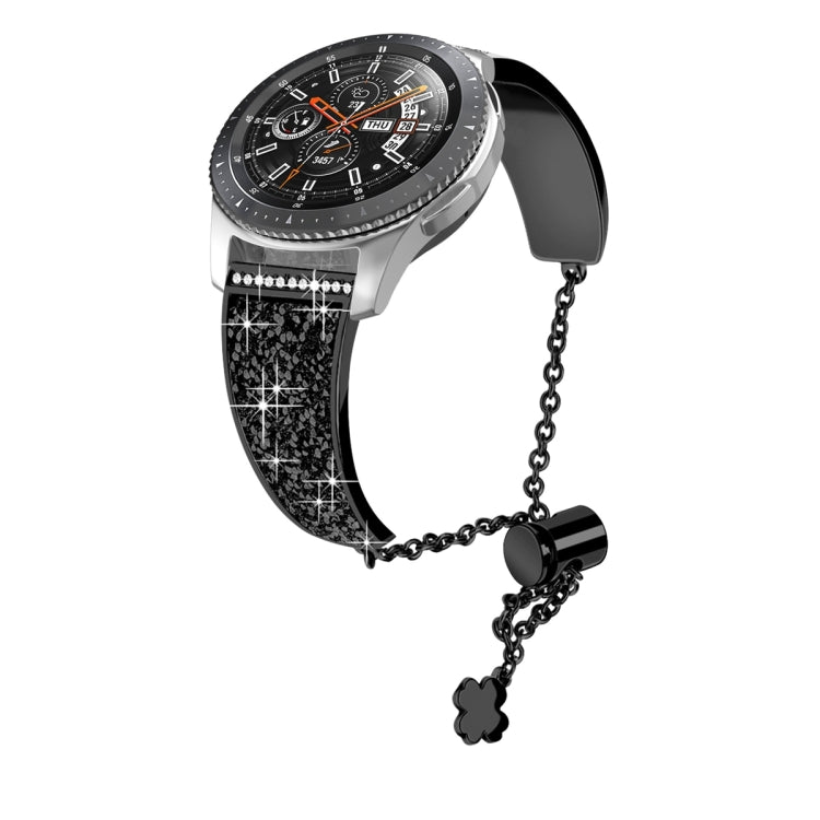 20mm Diamond Chain Mental Watch Band, For Garmin Venu / Venu 2 Plus / Venu Sq / Sq2 - NMNYSX