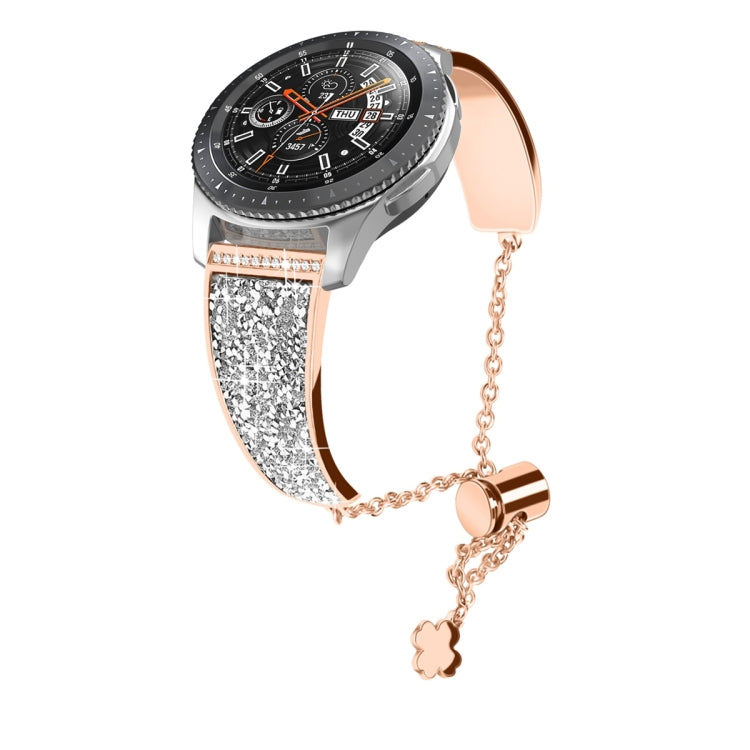 20mm Diamond Chain Mental Watch Band, For Garmin Venu / Venu 2 Plus / Venu Sq / Sq2 - NMNYSX
