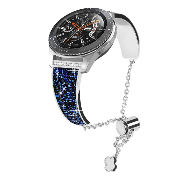 20mm Diamond Chain Mental Watch Band, For Garmin Venu / Venu 2 Plus / Venu Sq / Sq2 - NMNYSX