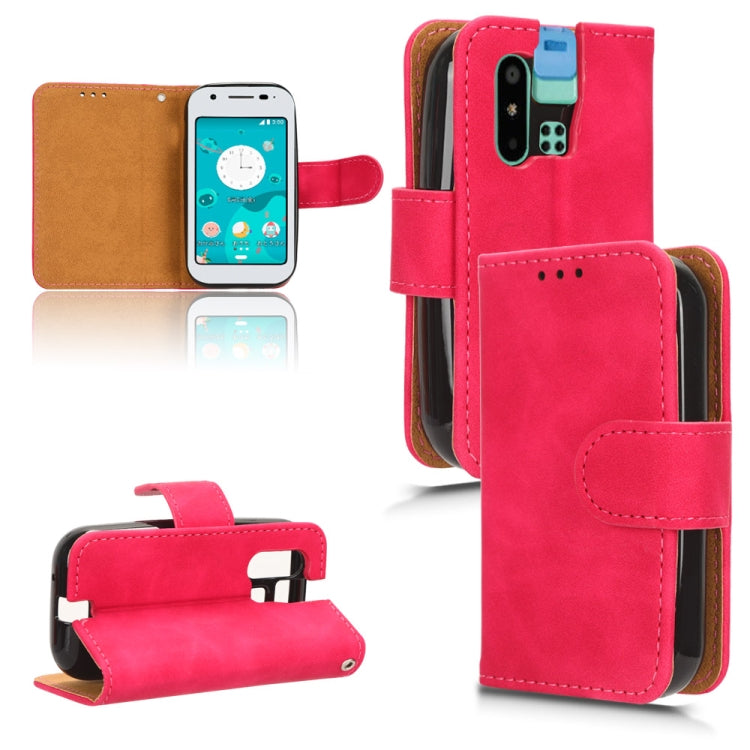 Skin Feel Magnetic Flip Leather Phone Case, For Sharp MAMORINO6 - NMNYSX