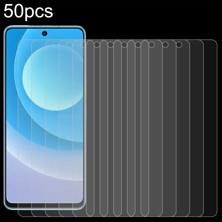 50pcs 0.26mm 9H 2.5D Tempered Glass Film, For Ulefone Note 16 Pro (50 PCS), For Tecno Camon 20 Pro 5G(50 PCS), For Tecno Camon 20 Premier(50 PCS) - NMNYSX