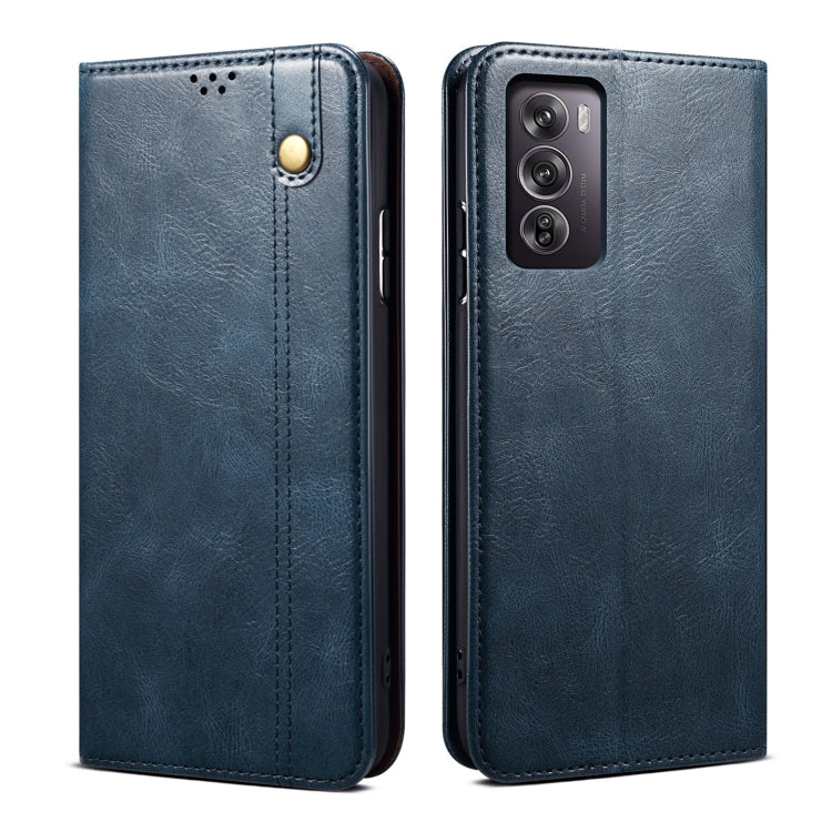 Oil Wax Crazy Horse Texture Leather Phone Case, For OPPO A5x 4G / 5...