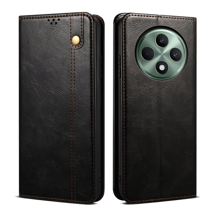 Oil Wax Crazy Horse Texture Leather Phone Case, For OPPO A5x 4G / 5...
