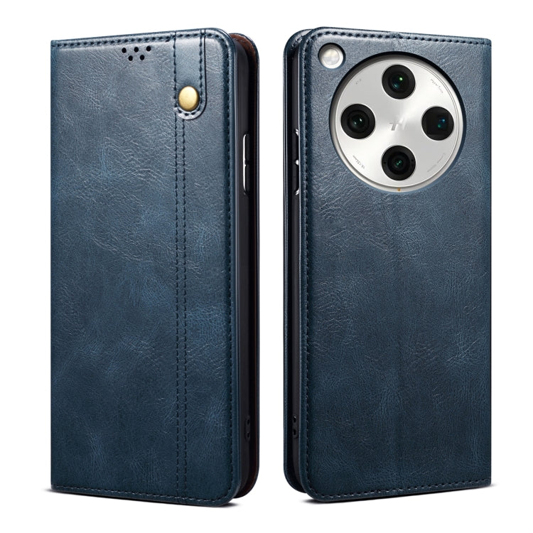 Oil Wax Crazy Horse Texture Leather Phone Case, For OPPO A5x 4G / 5...