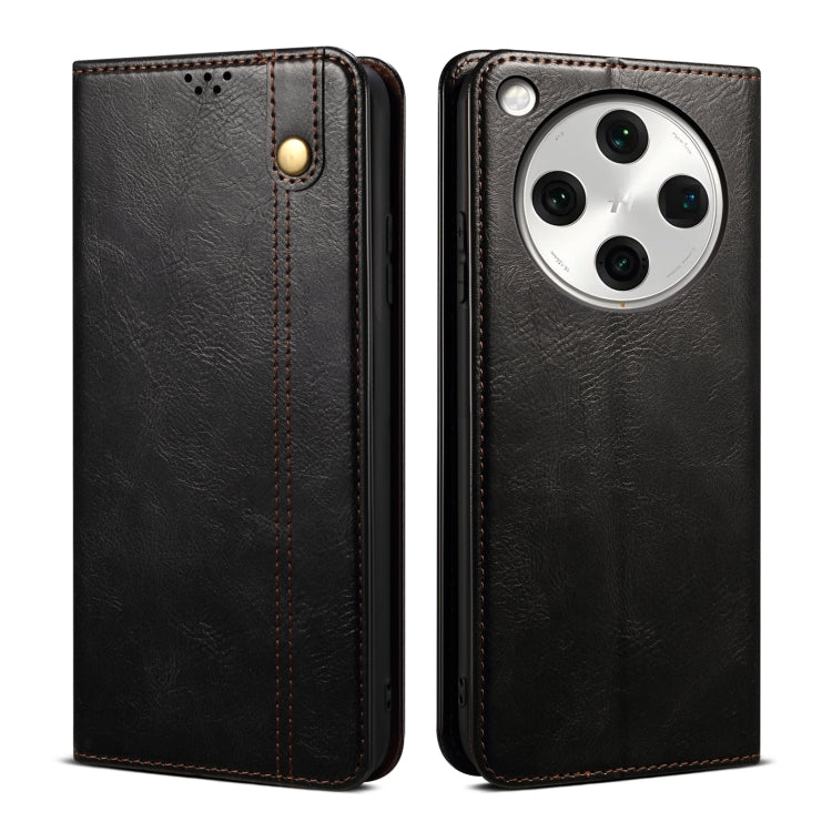 Oil Wax Crazy Horse Texture Leather Phone Case, For OPPO A5x 4G / 5...