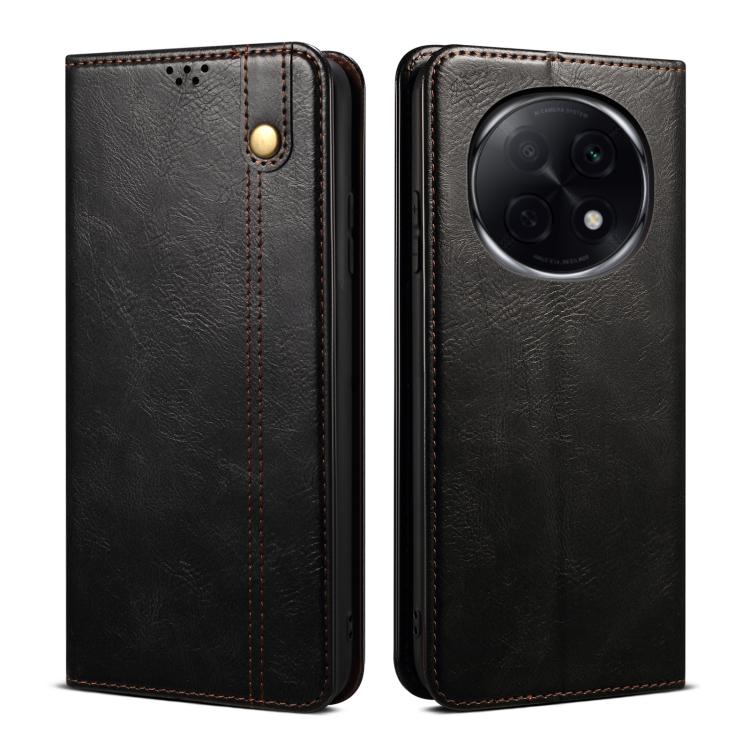 Oil Wax Crazy Horse Texture Leather Phone Case, For OPPO A5x 4G / 5...