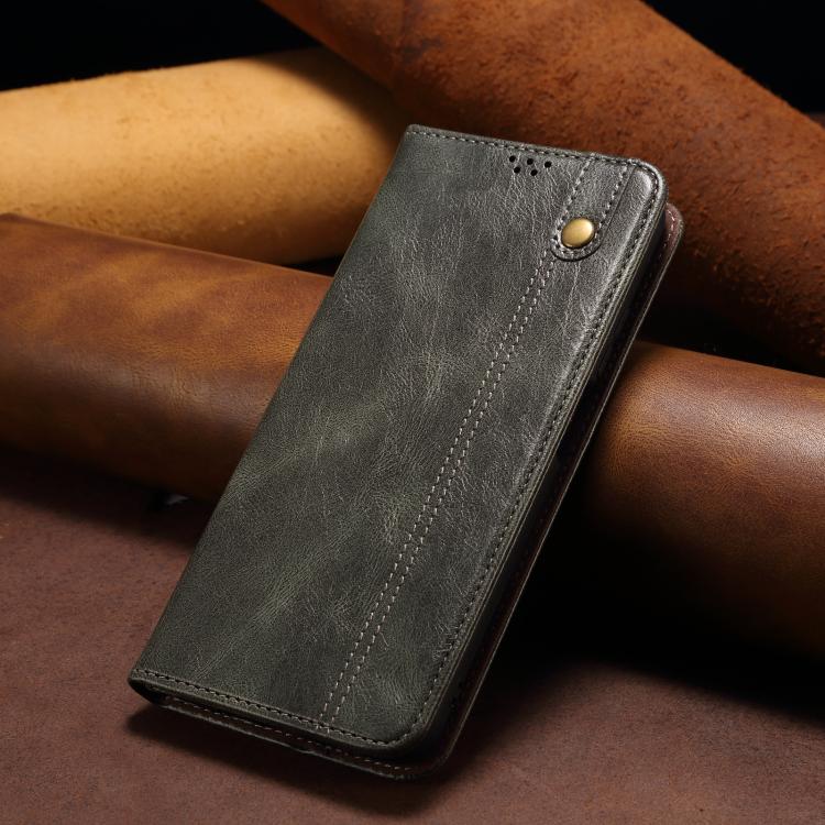 Oil Wax Crazy Horse Texture Leather Phone Case, For OPPO A5x 4G / 5...