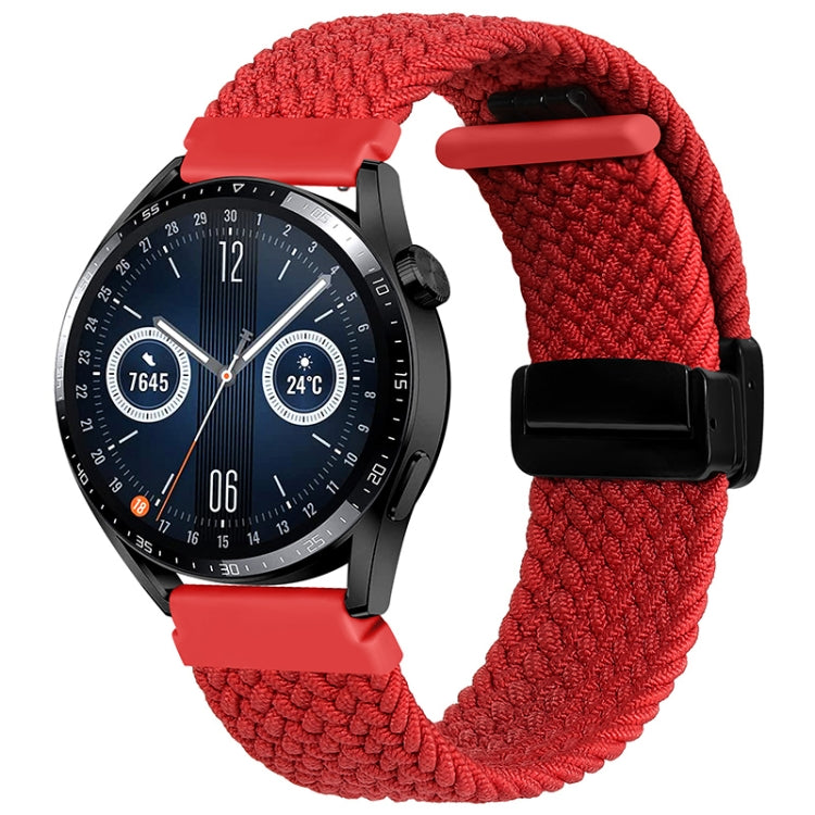 20mm Magnetic Fold Clasp Woven Watch Band, For Garmin VivoMove Trend / Luxe / Style - NMNYSX