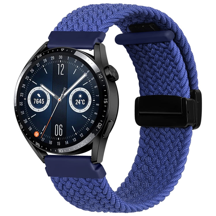 20mm Magnetic Fold Clasp Woven Watch Band, For Garmin VivoMove Trend / Luxe / Style - NMNYSX