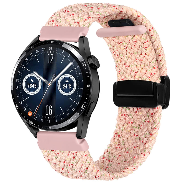 20mm Magnetic Fold Clasp Woven Watch Band, For Garmin VivoMove Trend / Luxe / Style - NMNYSX