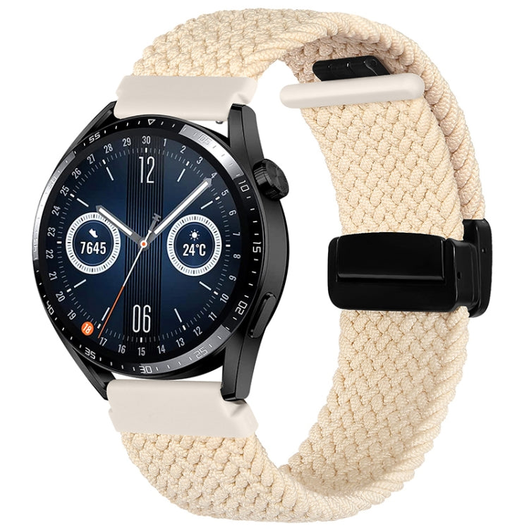 20mm Magnetic Fold Clasp Woven Watch Band, For Garmin VivoMove Trend / Luxe / Style - NMNYSX