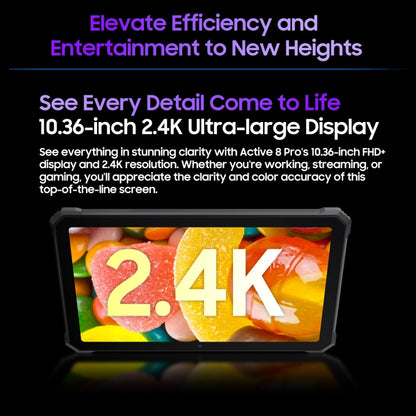 Blackview Active 8 Pro 4G Rugged Tablet 10.36 inch 8GB+256GB
