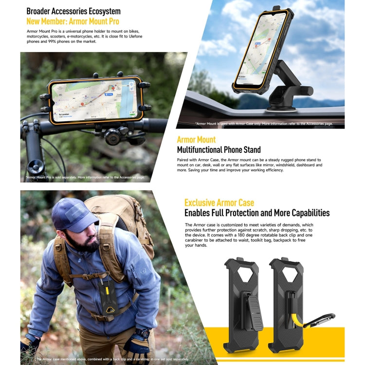 Ulefone Armor X13, IP68/IP69K Rugged Phone, 6.52 inch Android 13 MediaTek Helio G36 Octa Core, Network: 4G, NFC, OTG, 6GB+64GB - NMNYSX