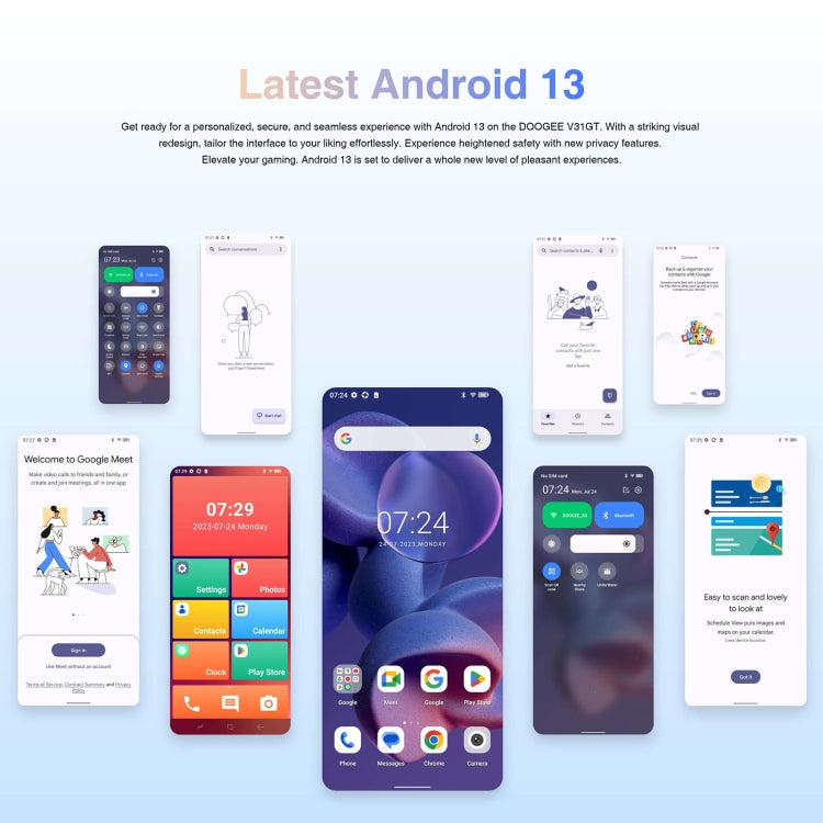DOOGEE V31GT,  Thermal Imaging Camera, Side Fingerprint, 10800mAh Battery, 6.58 inch Android 13 Dimensity 1080 Octa Core, Network: 5G, OTG, NFC, Support Google Pay, 12GB+256GB - NMNYSX