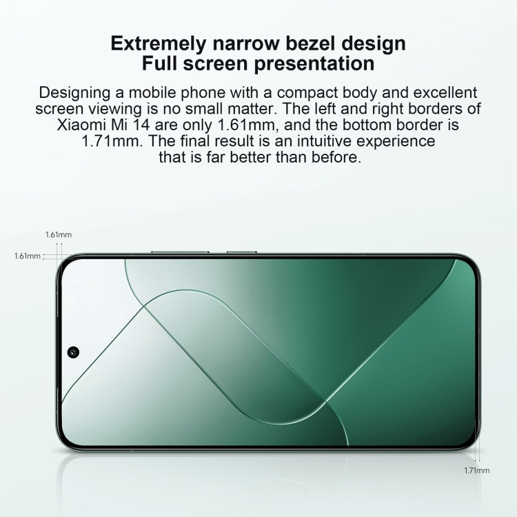 Xiaomi 14,  6.36 inch Xiaomi HyperOS Snapdragon 8 Gen 3 Octa Core 4nm up to 3.3GHz, NFC, Network: 5G, 12GB+256GB, 16GB+512GB, 16GB+1TB