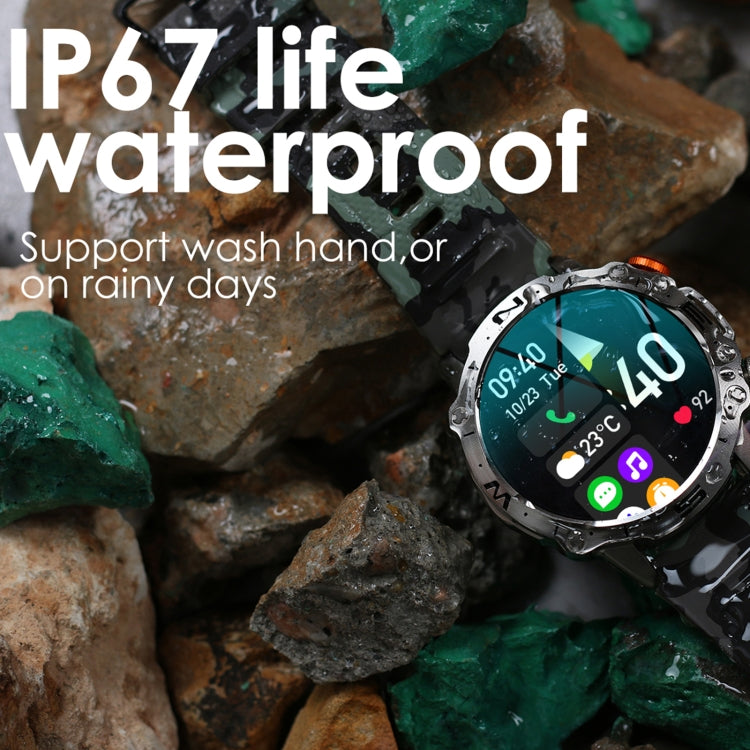 K59 IP67 BT5.0 1.43inch Smart Watch Support Voice Call / Sleep Detection - NMNYSX