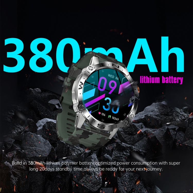 K59 IP67 BT5.0 1.43inch Smart Watch Support Voice Call / Sleep Detection - NMNYSX