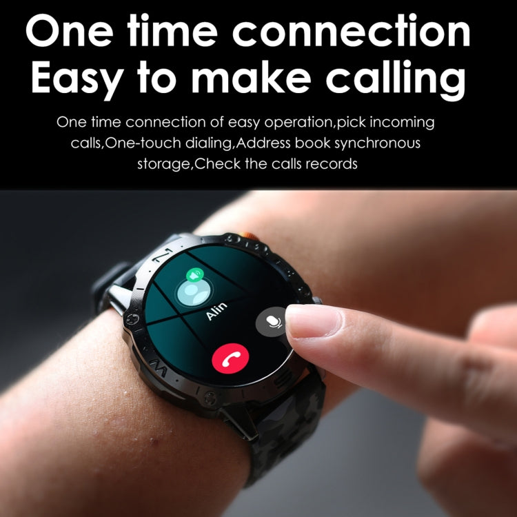 K59 IP67 BT5.0 1.43inch Smart Watch Support Voice Call / Sleep Detection - NMNYSX