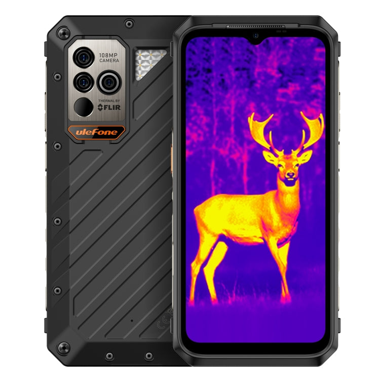Ulefone Power Armor 18T Ultra Version 5G Thermal Imaging Rugged Phone, Side Fingerprint, 6.58 inch Android 13 MediaTek Dimensity 7050 Octa Core up to 2.6GHz, Network: 5G, NFC, OTG, Power Armor 18T Ultra Version - NMNYSX