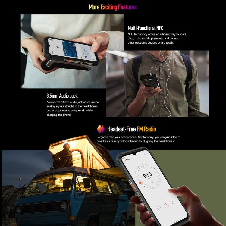 Ulefone Power Armor 18T Ultra Version 5G Thermal Imaging Rugged Phone, Side Fingerprint, 6.58 inch Android 13 MediaTek Dimensity 7050 Octa Core up to 2.6GHz, Network: 5G, NFC, OTG, Power Armor 18T Ultra Version - NMNYSX