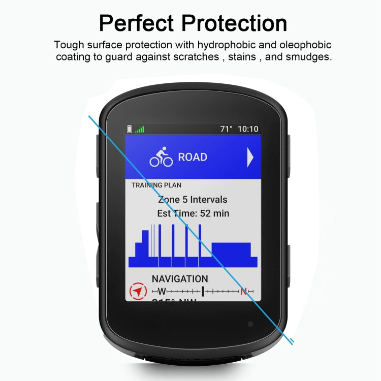 0.26mm 2.5D 9H Tempered Glass Film Screen Protector, For Garmin Edge 540 / 840