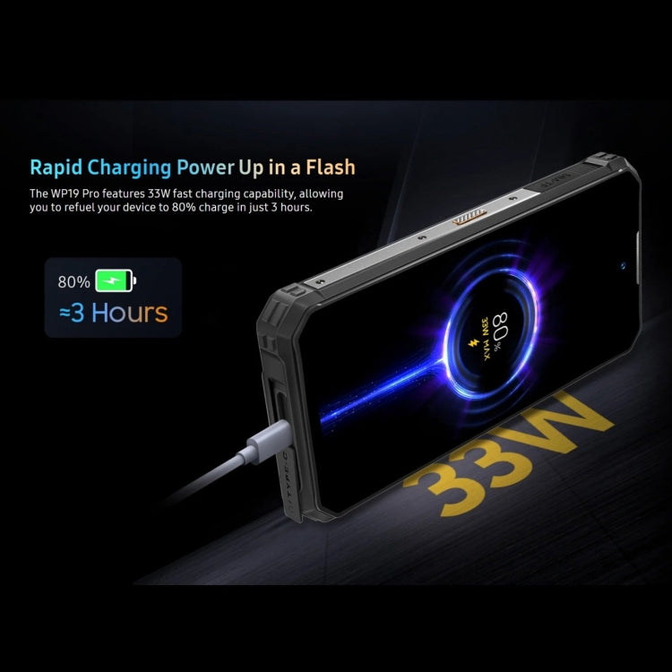 Oukitel WP19 Pro, 6.8 inch MediaTek Helio G99 Octa-core, NFC, Network: 4G, WP19 Pro 8GB+256GB - NMNYSX